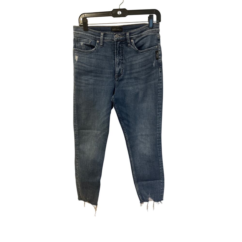 ⭐️ Women’s Silver Jeans Cailey Skinny Cropped. Size 29X25